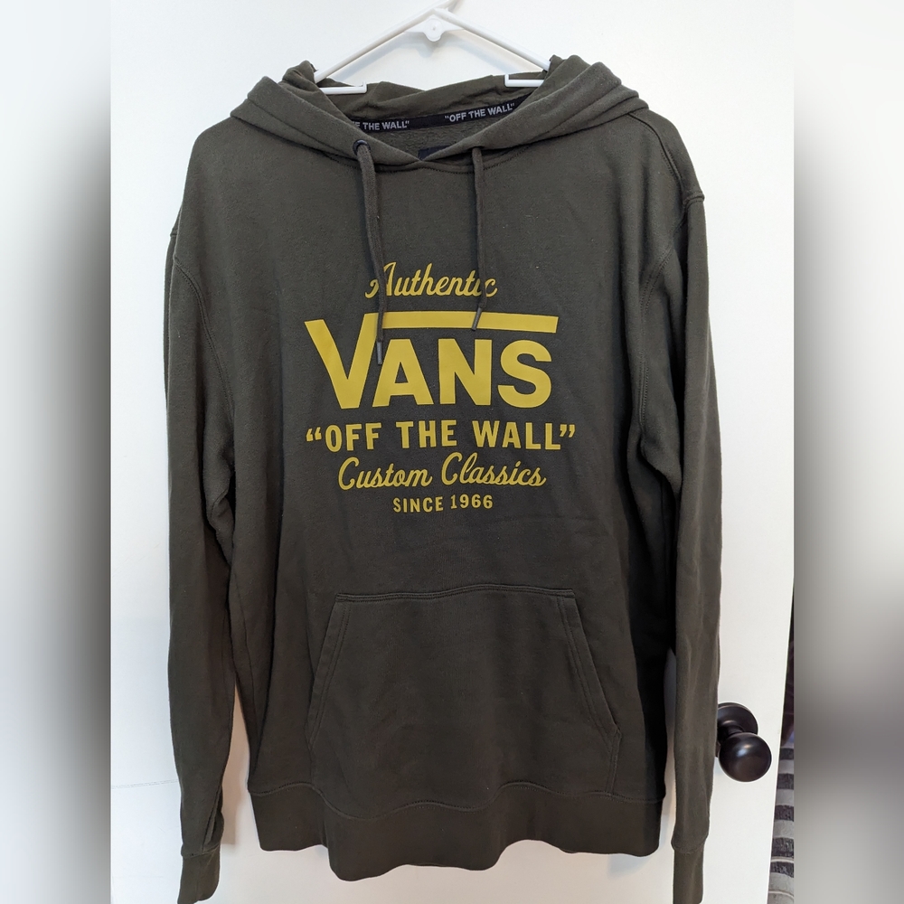 Olive Green Men's Vans Hoodie